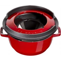 Staub Round Fondue Set 16 Cm, Cherry 40511-973-0 10 Staub Round Fondue Set 16 Cm, Cherry 40511-973-0 -Staub Shop staub la fondue set 1 1 l cherry 40511 973 0 3
