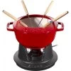 Staub Round Fondue Set 18 Cm, Cherry 40511-974-0 1 Staub Round Fondue Set 18 Cm, Cherry 40511-974-0 -Staub Shop staub la fondue set 1 6 l cherry 40511 974 0