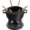 Staub Round Fondue Set 20 Cm, Black 40511-972-0 2 Staub Round Fondue Set 20 Cm, Black 40511-972-0 -Staub Shop staub la fondue set 2 3 l black 40511 972 0