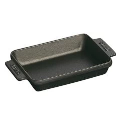 Baking Dish Staub Mini Rectangular 15 X 11 Cm, Black 40509-548-0