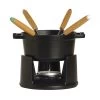 Staub Round Mini Fondue Set, Black 40509-587 -Staub Shop staub mini fondue set 0 25 l black 40509 587 0