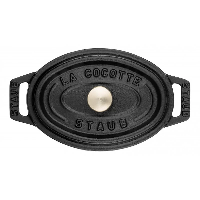 Staub Oval Cocotte 11cm, Black 40500-111-0 4 Staub Oval Cocotte 11cm, Black 40500-111-0 - Image 2