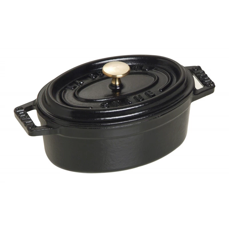 Staub Oval Cocotte 11cm, Black 40500-111-0 3 Staub Oval Cocotte 11cm, Black 40500-111-0