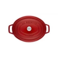 Staub Oval Cocotte 11cm, Cherry 40509-807-0 -Staub Shop staub oval cocotte 11cm cherry 40509 807 0 1