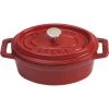 Staub Oval Cocotte 11cm, Cherry 40509-807-0 2 Staub Oval Cocotte 11cm, Cherry 40509-807-0 -Staub Shop staub oval cocotte 11cm cherry 40509 807 0