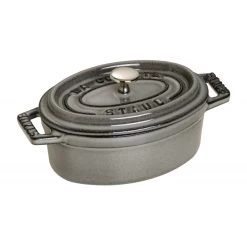 Staub Oval Cocotte 11cm, Graphite Grey 40500-116-0