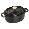 Staub Oval Cocotte 15 Cm, Black 40509-478-0 -Staub Shop staub oval cocotte 15 cm black 40509 478 0