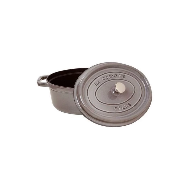 Staub Oval Cocotte 15 Cm, Graphite Grey 40509-477-0 5 Staub Oval Cocotte 15 Cm, Graphite Grey 40509-477-0 - Image 3