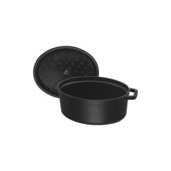 Staub Oval Cocotte 17 Cm, Black 40509-482-0 7 Staub Oval Cocotte 17 Cm, Black 40509-482-0 -Staub Shop staub oval cocotte 17 cm black 40509 482 0 2