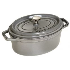 Staub Oval Cocotte 23 Cm, Graphite Grey 40500-236-0