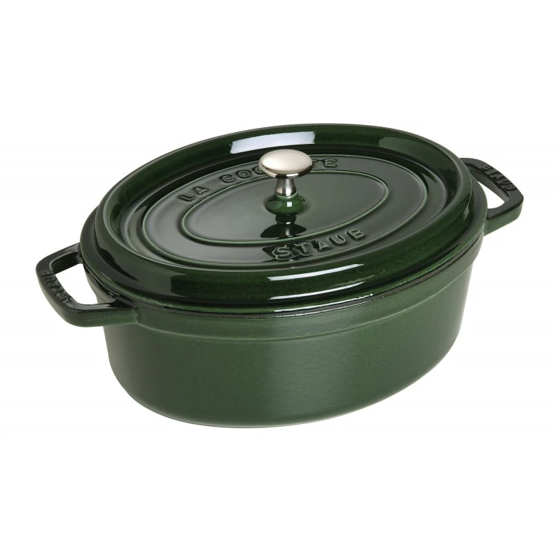 Staub Oval Cocotte 29 Cm, Basil 40509-363-0 3 Staub Oval Cocotte 29 Cm, Basil 40509-363-0