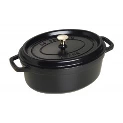 Staub Oval Cocotte 29 Cm, Black 40509-315-0