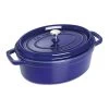 Staub Oval Cocotte 29 Cm, Dark Blue 40510-288-0 -Staub Shop staub oval cocotte 29 cm dark blue 40510 288 0