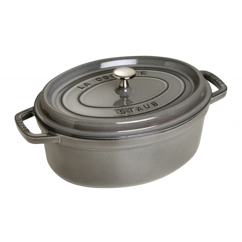 Staub Oval Cocotte 29 Cm, Graphite Grey 40509-317-0 3 Staub Oval Cocotte 29 Cm, Graphite Grey 40509-317-0
