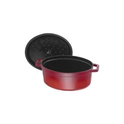 Staub Oval Cocotte 29 Cm, Grenadine Red 40509-364-0 -Staub Shop staub oval cocotte 29 cm grenadine red 40509 364 0 2