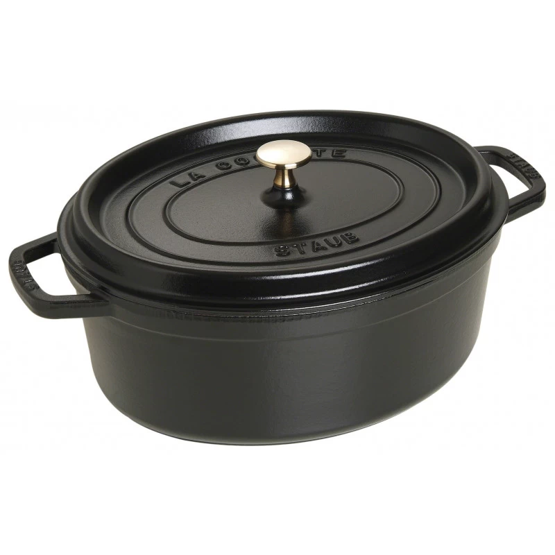 Staub Oval Cocotte 31cm, Black 40509-319-0 3 Staub Oval Cocotte 31cm, Black 40509-319-0