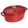 Staub Oval Cocotte 31cm, Cherry 40509-866-0 -Staub Shop staub oval cocotte 31cm cherry 40509 866 0