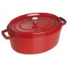 Staub Oval Cocotte 33 Cm, Cherry 40509-872-0 -Staub Shop staub oval cocotte 33 cm cherry 40509 872 0