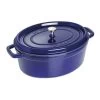 Staub Oval Cocotte 33 Cm, Dark Blue 40510-290-0 -Staub Shop staub oval cocotte 33 cm dark blue 40510 290 0