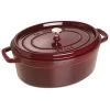 Staub Oval Cocotte 33 Cm, Grenadine Red 40509-692-0 -Staub Shop staub oval cocotte 33 cm grenadine red 40509 692 0