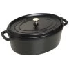 Staub Oval Cocotte 37 Cm, Black 40506-370-0 -Staub Shop staub oval cocotte 37 cm black 40506 370 0