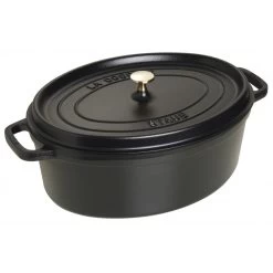 Staub Oval Cocotte 37 Cm, Black 40506-370-0
