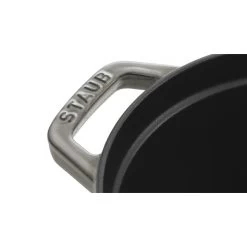 Staub Oval Cocotte 37 Cm, Graphite Grey 40509-369-0 -Staub Shop staub oval cocotte 37 cm graphite grey 40509 369 0 3