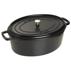 Staub Oval Cocotte 41 Cm, Black 40509-509-0
