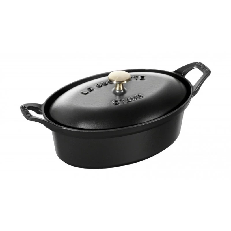 Staub Oval La Coquette Vintage 23 Cm, Black 40509-707-0 3 Staub Oval La Coquette Vintage 23 Cm, Black 40509-707-0