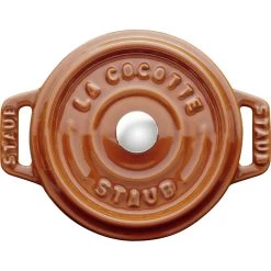 Staub Round Cocotte 10 Cm, Cinnamon 40511-365-0 5 Staub Round Cocotte 10 Cm, Cinnamon 40511-365-0 -Staub Shop staub round cocotte 10 cm cinnamon 40511 365 0 1