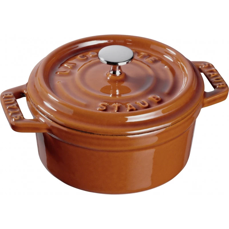 Staub Round Cocotte 10 Cm, Cinnamon 40511-365-0 3 Staub Round Cocotte 10 Cm, Cinnamon 40511-365-0