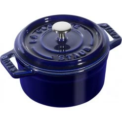Staub Round Cocotte 10 Cm, Dark Blue 40510-262-0