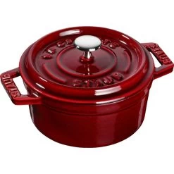 Staub Round Cocotte 10 Cm, Grenadine Red 40509-805-0