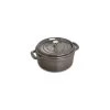 Staub Round Cocotte 12 Cm, Graphite Grey 40509-474-0 -Staub Shop staub round cocotte 12 cm graphite grey 40509 474 0