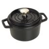 Staub Round Cocotte 14 Cm, Black 40509-476-0 2 Staub Round Cocotte 14 Cm, Black 40509-476-0 -Staub Shop staub round cocotte 14 cm black 40509 476 0