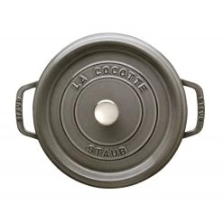 Staub Round Cocotte 18 Cm, Graphite Grey 40509-484-0 5 Staub Round Cocotte 18 Cm, Graphite Grey 40509-484-0 -Staub Shop staub round cocotte 18 cm graphite grey 40509 484 0 1