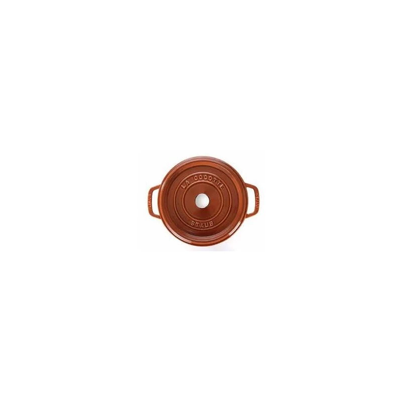 Staub Round Cocotte 22 Cm, Cinnamon 40511-295-0 4 Staub Round Cocotte 22 Cm, Cinnamon 40511-295-0 - Image 2