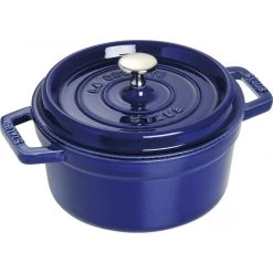 Staub Round Cocotte 22 Cm, Dark Blue 40510-265-0