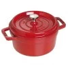 Staub Round Cocotte 22 Cm, Đ¡herry 40509-825-0 2 Staub Round Cocotte 22 Cm, Đ¡herry 40509-825-0 -Staub Shop staub round cocotte 22 cm sherry 40509 825 0