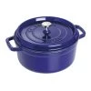 Staub Round Cocotte 24 Cm, Dark Blue 40510-283-0