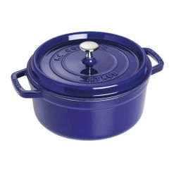 Staub Round Cocotte 24 Cm, Dark Blue 40510-283-0