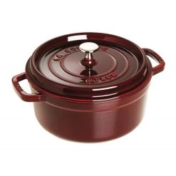 Staub Round Cocotte 24 Cm, Grenadine Red 40509-357-0