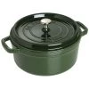 Staub Round Cocotte 26 Cm, Basil 40509-358-0 -Staub Shop staub round cocotte 26 cm basil 40509 358 0