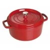 Staub Round Cocotte 26 Cm, Cherry 40509-840-0 -Staub Shop staub round cocotte 26 cm cherry 40509 840 0