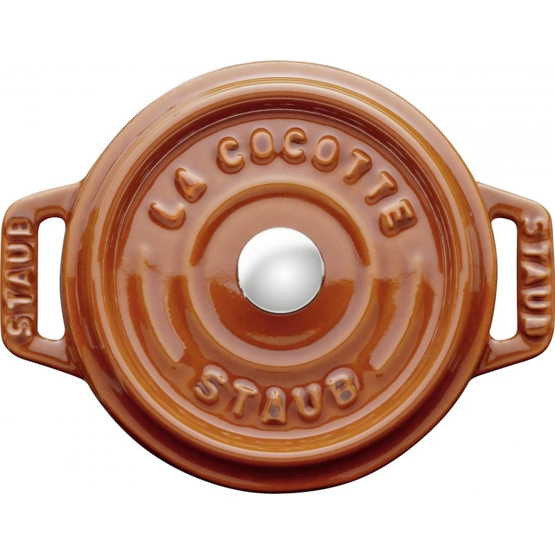 Staub Round Cocotte 26 Cm, Cinnamon 40511-297-0 4 Staub Round Cocotte 26 Cm, Cinnamon 40511-297-0 - Image 2