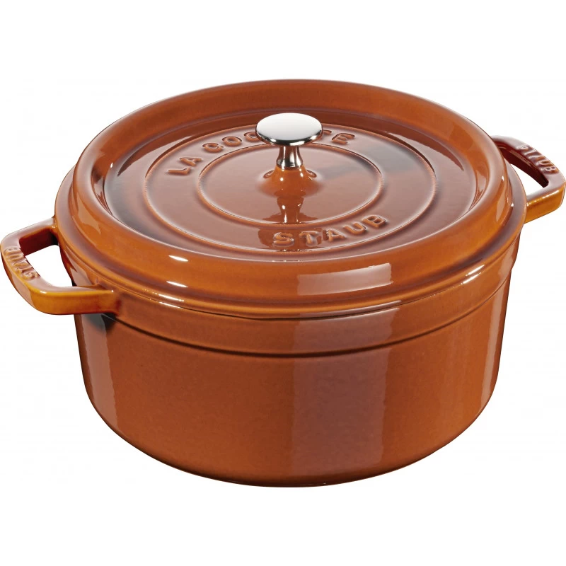 Staub Round Cocotte 26 Cm, Cinnamon 40511-297-0 3 Staub Round Cocotte 26 Cm, Cinnamon 40511-297-0