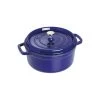 Staub Round Cocotte 26 Cm, Dark Blue 40510-284-0 -Staub Shop staub round cocotte 26 cm dark blue 40510 284 0