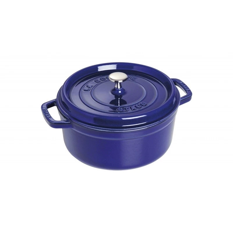 Staub Round Cocotte 26 Cm, Dark Blue 40510-284-0 3 Staub Round Cocotte 26 Cm, Dark Blue 40510-284-0