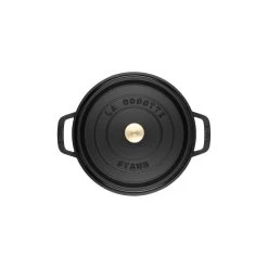 Staub Round Cocotte 28 Cm, Black 40500-281-0 6 Staub Round Cocotte 28 Cm, Black 40500-281-0 -Staub Shop staub round cocotte 28 cm black 40500 281 0 1