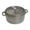 Staub Round Cocotte 28 Cm, Graphite Grey 40509-314-0 -Staub Shop staub round cocotte 28 cm graphite grey 40509 314 0
